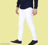 Denim, plain white jeans for men, Mod Men DK3U2BE - size 28/30/32