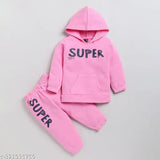 Adorable cotton hoodies, unisex and printed, for babies 0-24M. Little Smart's Cozy Combos Hoodies