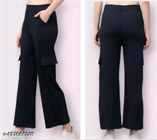 Mj acrylic cream & black 4-pocket pants for women on display rack, size 26/28/30/32 waist 26in/28in/30in/32in length 35in/36in hip 35in/35in/35in/36in
