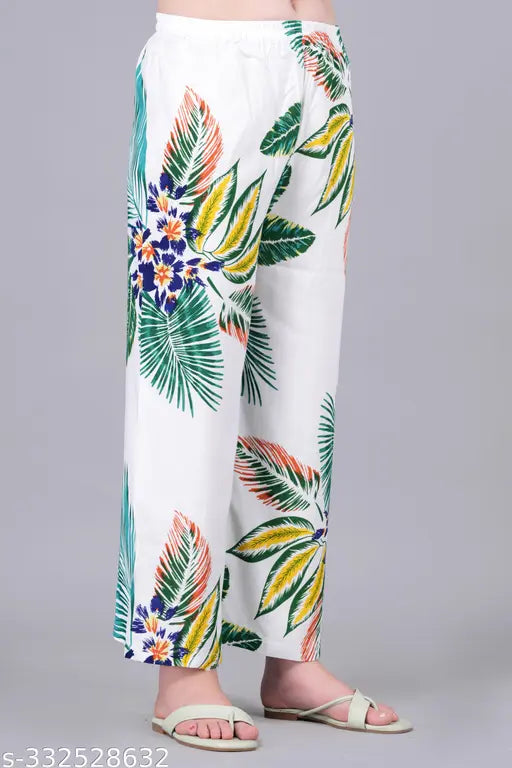 women's rayon printed night suit set, vibrant design with short sleeves and pyjama bottoms, available in multiple sizes (M-5XL) from India