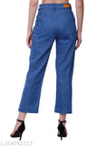 Denim ST-Fit jeans by 4005Fashion, available in sizes 28, 30, 32, 34, and 36 (27in/36in waist & length). Visible front zip detail