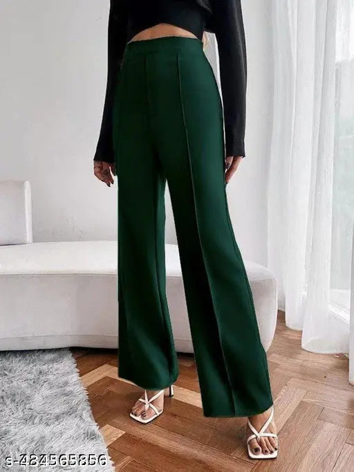 Cotton blend solid karara pant for women, Gorgeous Girl/Women style from India