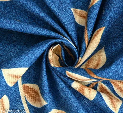 Cotton single size floral fitted elastic bedsheet with pillow cover - revitalize bedroom decor, high-quality Indian cotton