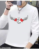 Printed full-sleeve polyester t-shirt, long sleeve and easy to wear, available in sizes S-XXL