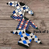 Trendy design semi woolen sweatshirt for kids, colorblocked pattern, long sleeves, baby clothing pack of 1