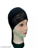Cotton canvas self-designed Hijab Cap (Pack of 4) - Indian Islamic Under-Hijab Bonnet