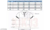 Cotton polo t-shirt for women & girls, solid color, short sleeves - S, L, XL, made in India
