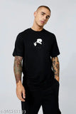 Saruto Gojo printed cotton t-shirt for men, vibrant anime design on round neck short sleeves tee, India origin