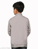 Polyester long sleeve kids windcheater, solid color, suitable for 3-4 years old