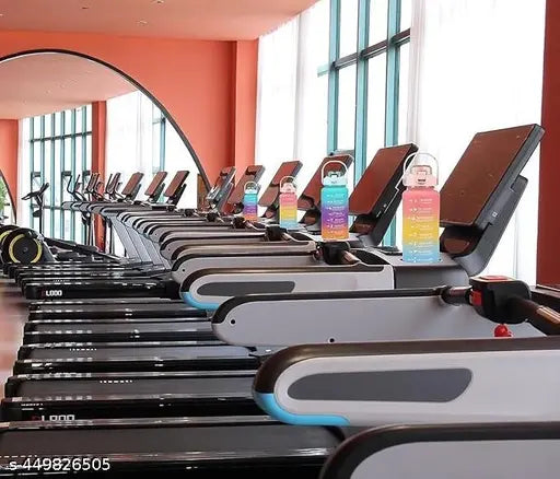 Motivational multi-color water bottle set of 3 with inspirational quotes and time markers, BIS/ISI certified, plastic, leak proof