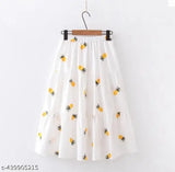 Ravishing printed rayon western skirt, size 28/30/32/34 for women, made in India