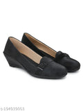 Synthetic comfortable women's flat bellies - casual style, slip-on design, for girls (Size: IND-3 to IND-8) - India