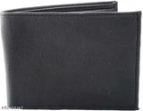 Genuine leather black men's wallet with textured pattern, 5 compartments for organized storage. Classic Indian craftsmanship