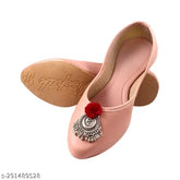 Synthetic leather rose gold woven mules, Indian ethnic wear for casual and traditional outfits