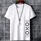 Latest printed polyester t-shirt for men, short sleeves, quality fashion statement, made in India