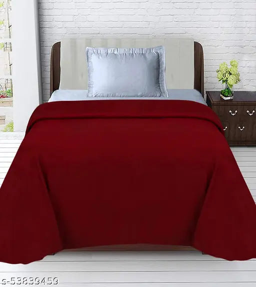 Fleece blanket for AC room and mild winter, best range fleece in single size. Made in India