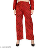 Winter womens floral print woolen kurta palazzo ensemble, warm and stylish, versatile palazzo pants, festive and casual fusion