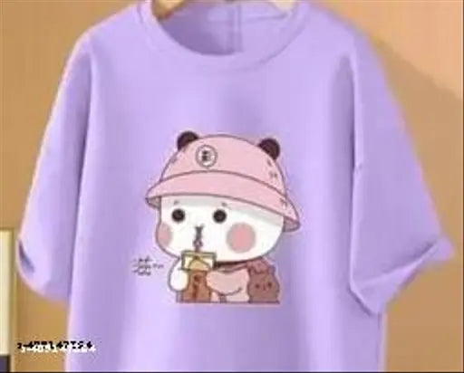 Oversized cotton blend Urbane t-shirts for women, printed net design, combo pack of 2