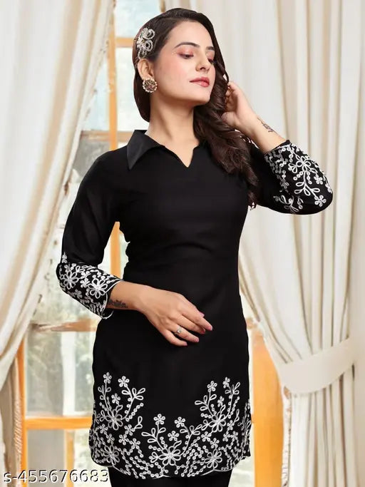 Stylish new rayon top & bottom set for women, long sleeves, various sizes available