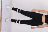 Striped Lycra ladies jeggings, checked pattern, fashionable bottom wear from India