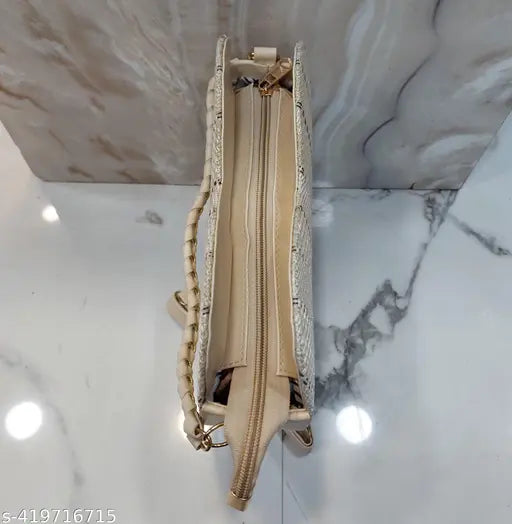 Heart-shaped sling bag, soft jute fabric, shoulder strap with knot design for women