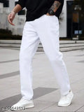 Classic white denim jeans, timeless & versatile, perfect fit for any occasion. Premium quality, durable and easy to maintain. #WhiteJeans #ClassicJeans #TimelessStyle #VersatileFit #DenimJeans