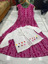 Rayon trendy kurti, sleeveless printed combo, vibrant fashion for women, M-XXXL sizes available