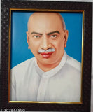 Synthetic resin photo frame, 9 x 11 inches, featuring portrait of former Tamil Nadu Chief Minister Perunthalaivar K. Kamaraj Kumaraswami Kamarajar