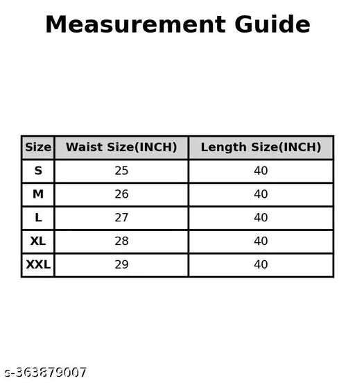 Black rayon skirt, solid pattern for women and girls with various sizes available