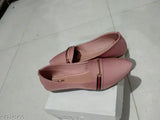 Synthetic leather, slip-on, stylish and comfortable belly pants. Ind-3, Ind-4, Ind-5 sizes. Made in India
