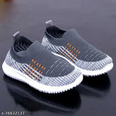 Textured net and canvas unisex slip-on shoes for kids, ideal for boys in various sizes: 9-12 Months, 12-18 Months, etc., from China