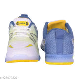 Synthetic Wolfeye sneakers for kids aged 2-5 years, textured net design and lace-up fastening