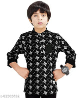Made in the Shade 100 cotton full sleeve kurta with pocket, vibrant printed design for kids aged 2-16 years, Indian traditional wear