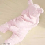 Fleece nanak sai premium hooded baby blanket, self-design with animal print. Perfect for heavy winter use, easy to wrap after bath. Quality, safety, durability from India