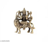 Pure brass Durga MATA Murti for home decor & Puja Room (H3inch), intricately detailed Indian god idol