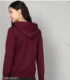 Fleece long-sleeved solid color Archangel jacket, women's size S (bust 34in, length 24in), made in India