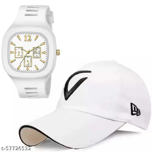 Cotton baseball cap, solid net pattern, stylish men's caps from India