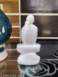 Marble Shirdi Sai Baba statue, 35 inches, perfect for car dashboard or home shrine