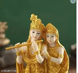Resin Lord Radha Krishna statue, Indian Krishna idol for home living room decoration and gifts