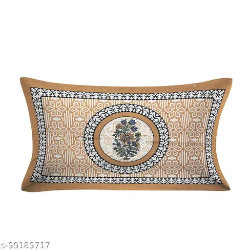 Cotton Jaipuri-style aroma bedsheet, 60x90 inches, ideal for summer use on adult bed, made in India