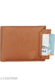 Wood bazar checked PU leather wallet, compact credit card holder with magnetic shut for men & women