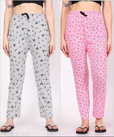 XL printed cotton maxi pyjama set, vibrant Indian design