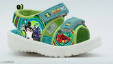 Sea Green and Parrot Green Limited Edition Ben 20 Adventures Kids Sandals - Patent Leather & EVA, featuring Ben 10 characters. Ideal for kids aged 2 to 8 years old
