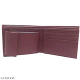 Textured faux leather men's wallet, stylish accessory for everyday use