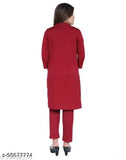 Trendy cotton blend jumpsuit for party and casual wear, solid pattern, three-quarter sleeves. Indian-designed, fuss-free, life-ready style for young women
