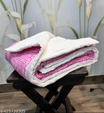 Red/white reversible cotton kids quilt, designer pattern on cozy bedding for children aged 0-5 years