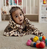 Lightweight, super-absorbent microfiber cotton boll blanket - soft animal print, ideal for AC room