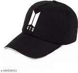 Cotton BTS cap (pack of 1), printed K-pop design from India