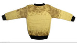 Stylish wool casual sweater for kids, printed net pattern in long sleeves, sizes 4-5, 5-6, and 6-7 years, made in India