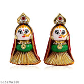 Multicolor Supari Betel Nuts Wooden Ganpati Idol for Home Temple Diwali Decoration